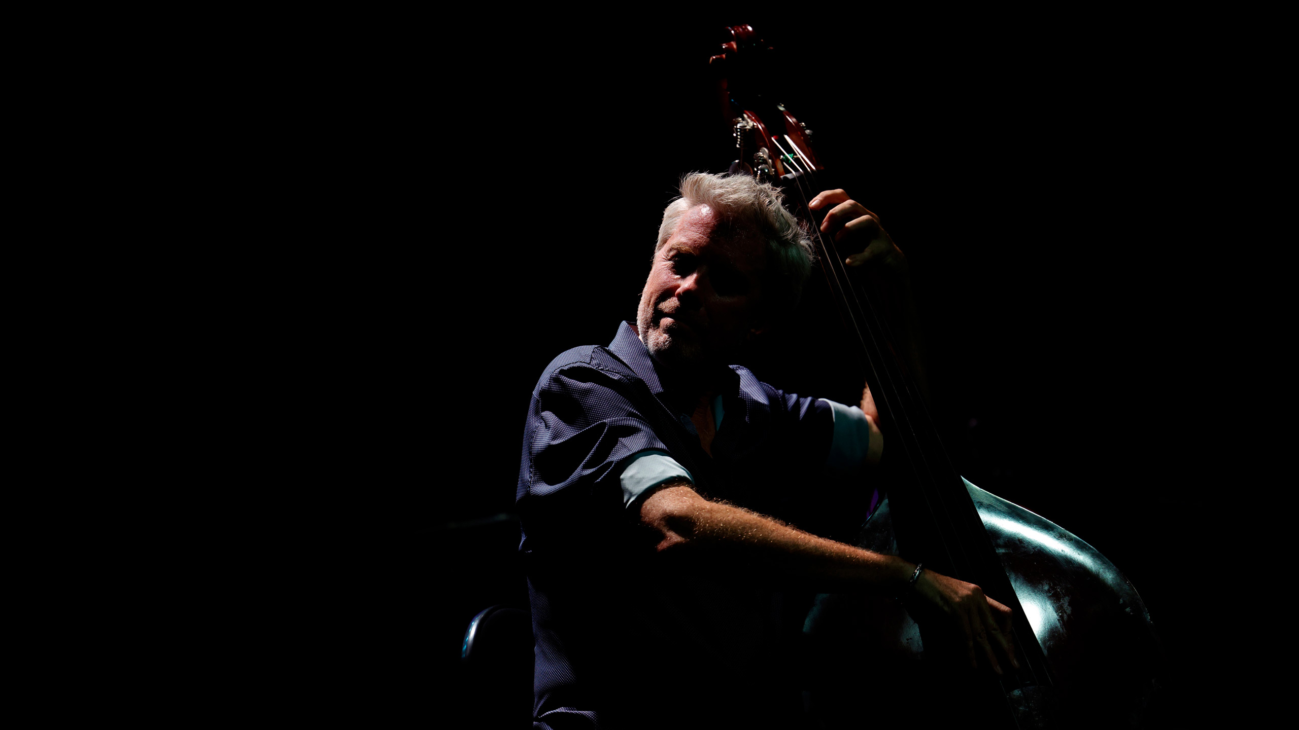 Le contrebassiste et bassiste Kyle Eastwood en concert à Ablon-sur-Seine en 2026