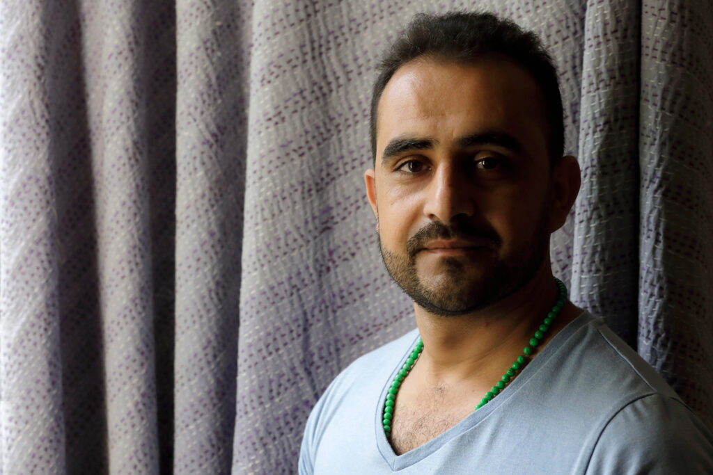 Portrait de Mohammed Naziri, originaire d’Afghanistan