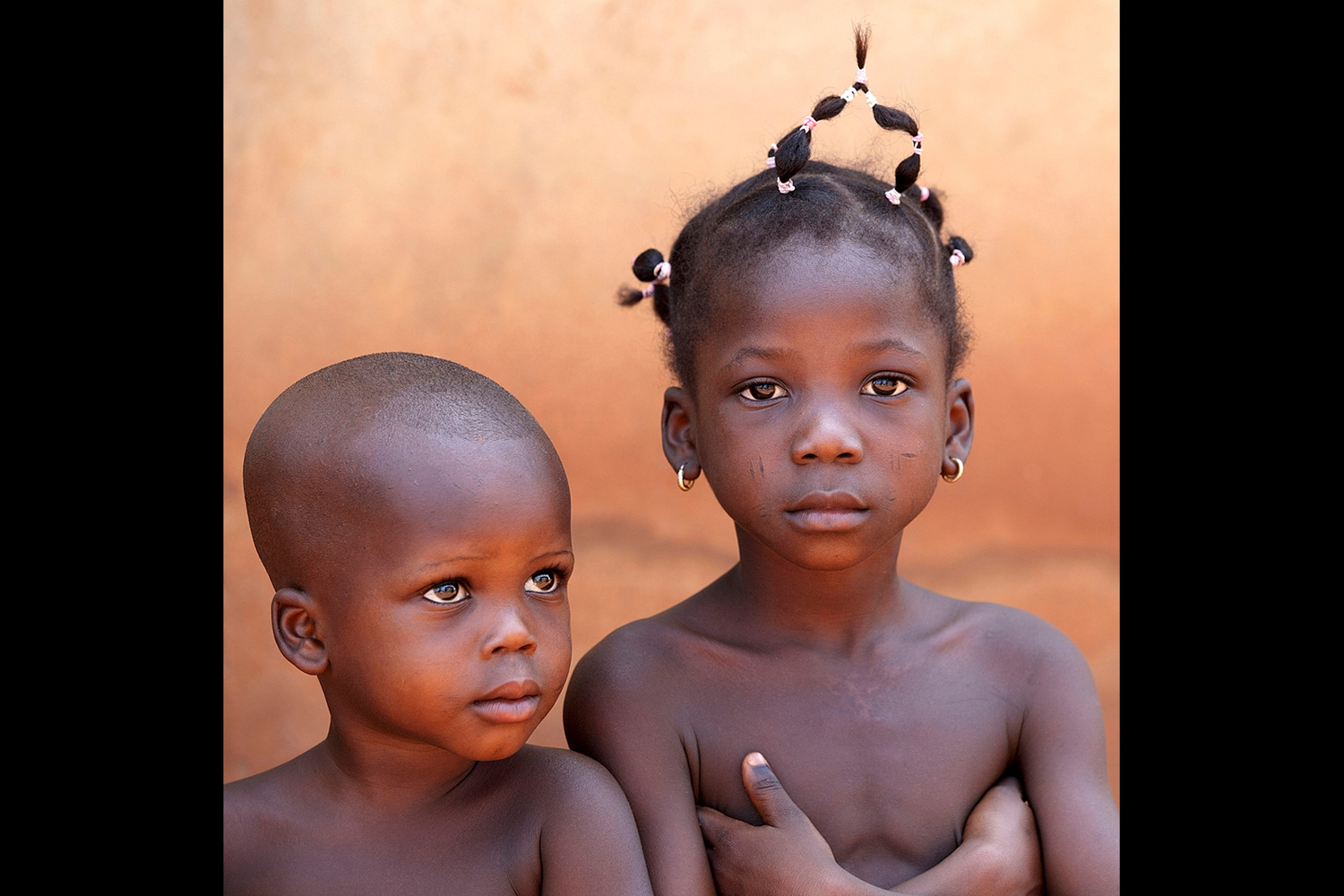 Deux enfants béninois au Bénin en 2011