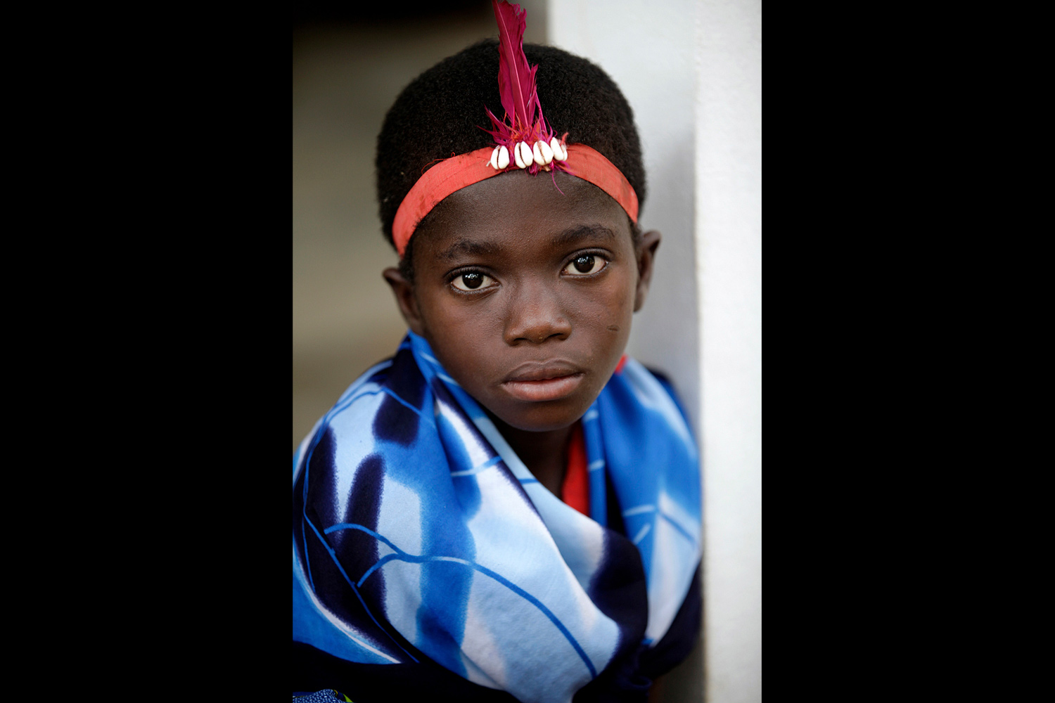Enfant Kponhinto dans un rituel du culte Hèviosso au Bénin en 2011