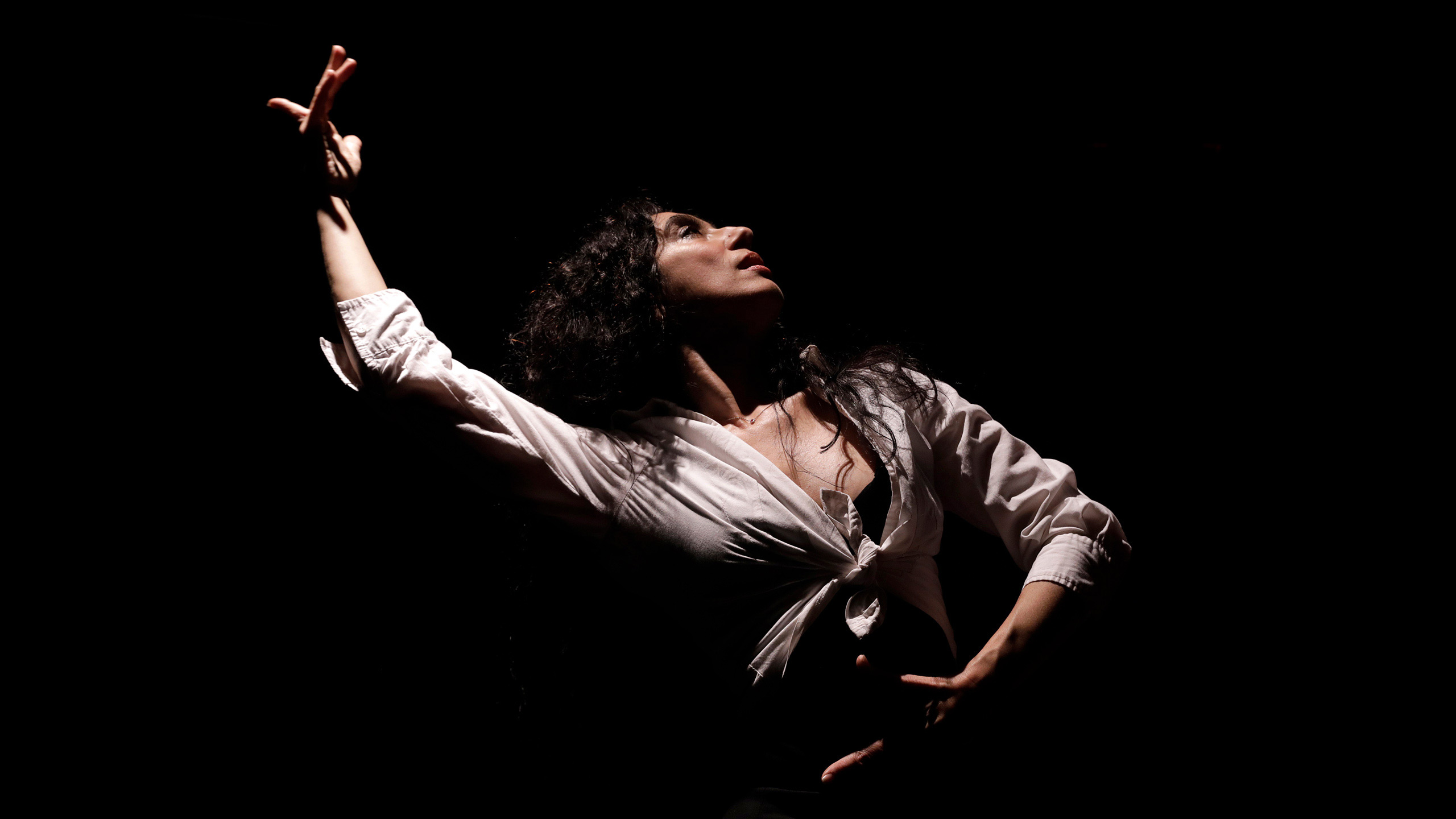La danseuse de flamenco Karine Gonzalez en concert au Comptoir Halle Roublot à Fontenay-sous-Bois en 2025