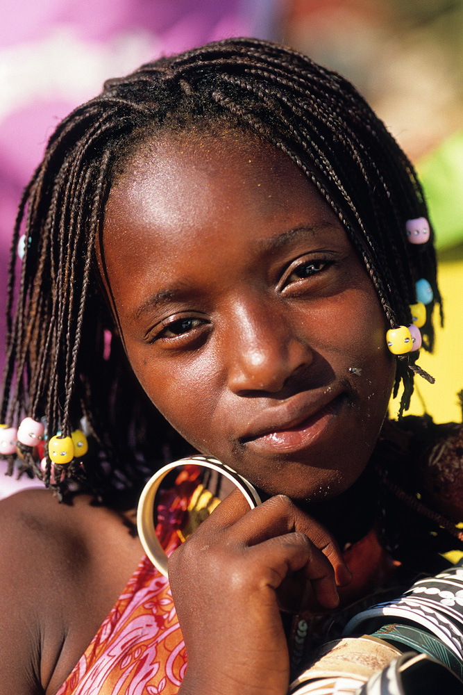 Fillette namibienne en 2006.