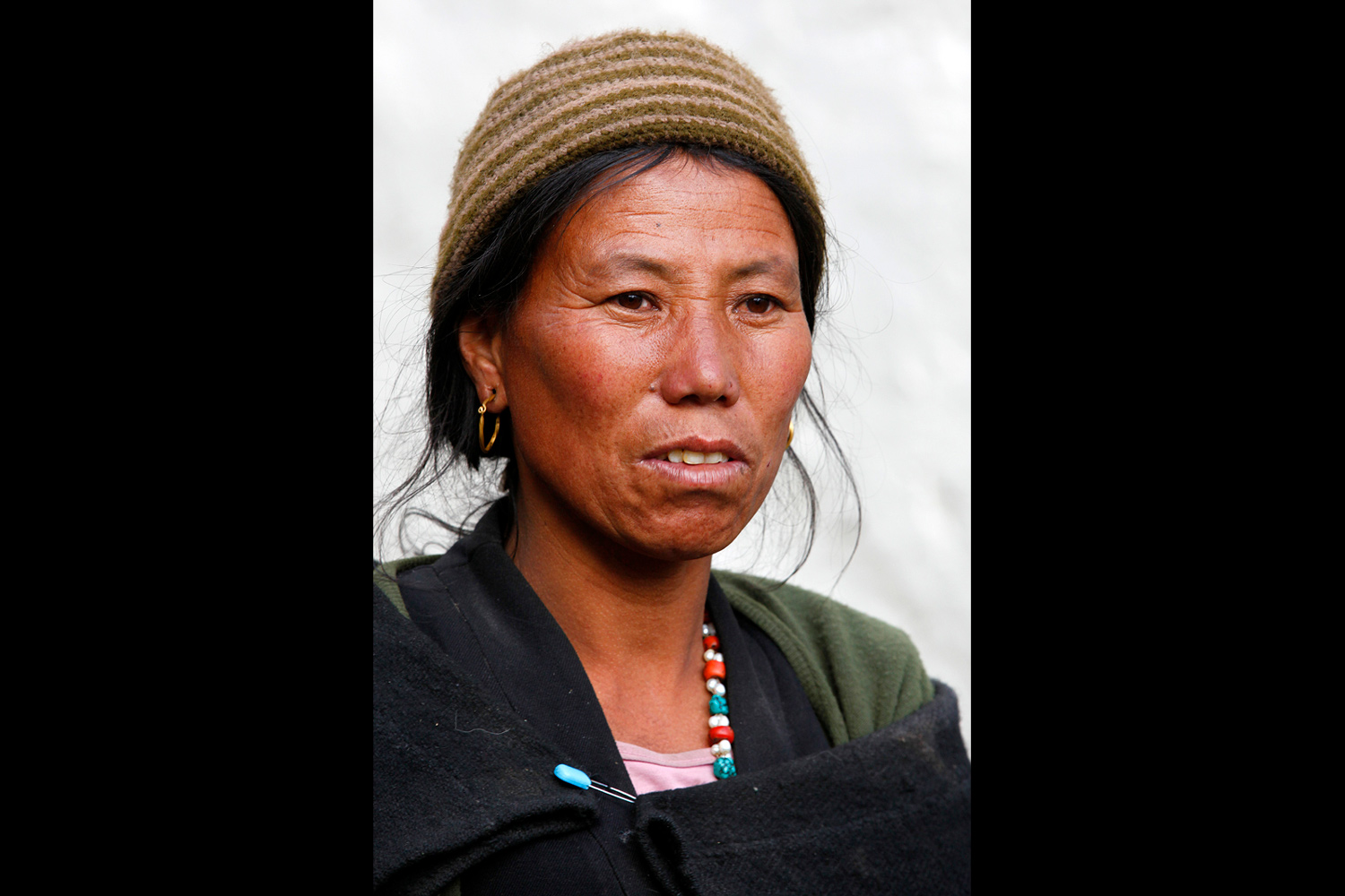 Femme lors de la fête de Tiji à Lo Manthang dans le Mustang au Népal en 2010
